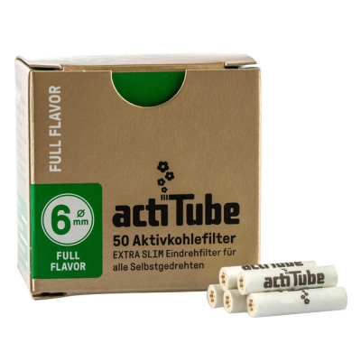 Actitube Φιλτράκια Extra Slim 6mm 50τμχ